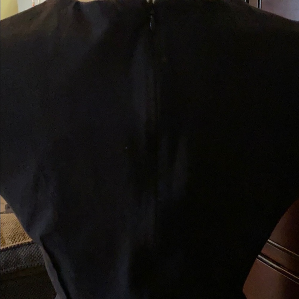 Banana Republic black stretchy sheath midi dress - Picture 3 of 4